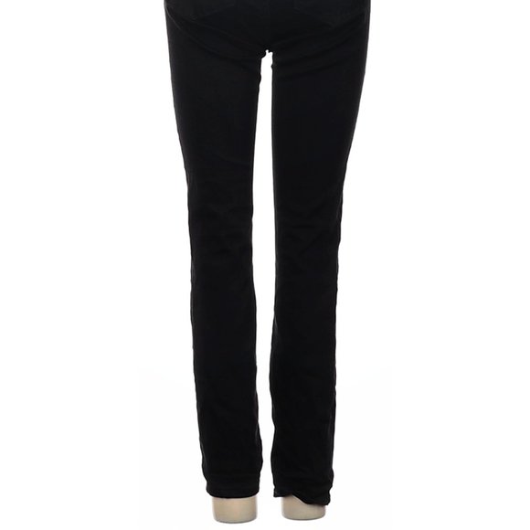 J.Crew Jeans Black Skinny Leg Cut Low Rise Waist Size 25 #160 - Picture 4 of 4
